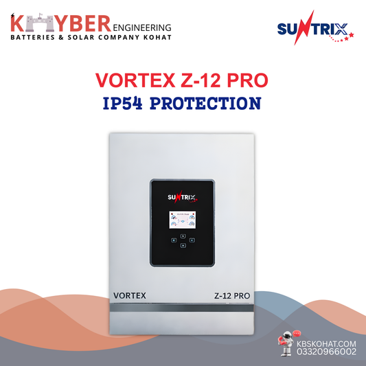 Suntrix Vortex Z-12 Pro Solar Inverter | 12kW Hybrid Inverter IP54 Pakistan