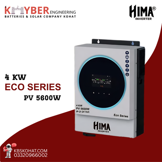 Hima 4KW Eco Series Solar Inverter PV5600W | Hybrid Solar Inverter Pakistan