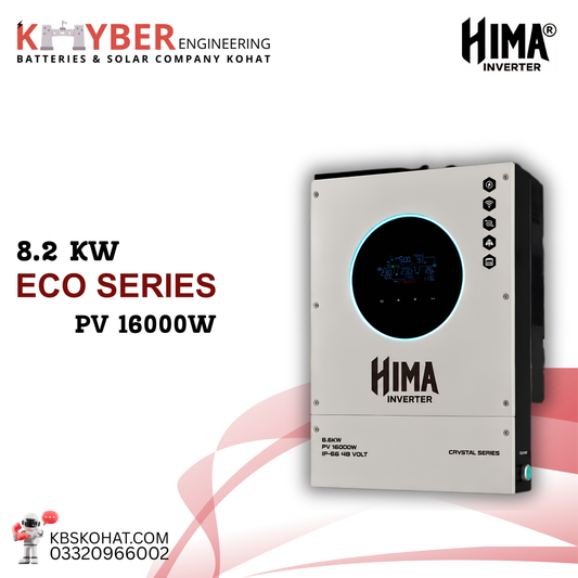 Hima 8.2KW Eco Series Solar Inverter PV16000W | Commercial Hybrid Inverter Pakistan