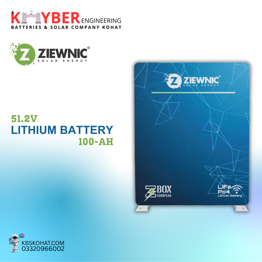 Ziewnic Lithium Battery 100AH - 51.2V