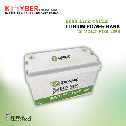Ziewnic-Lithium Power Bank 12.8V | 100 AH