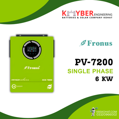 Fronus Single Phase PV-7200 (6.0KW)