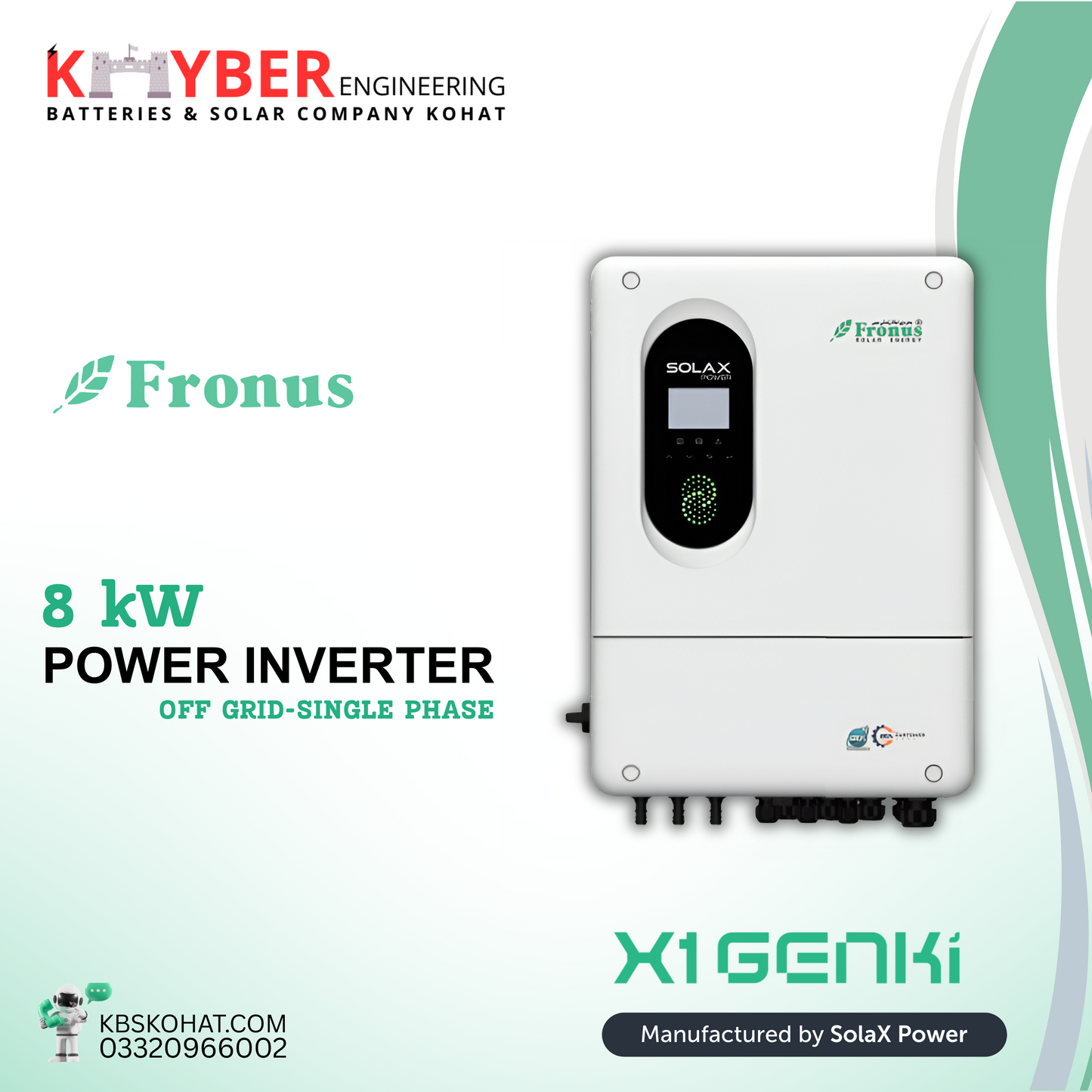 Fronus X1 Genki 8KW Off-Grid Single Phase Inverter