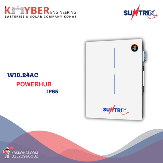 Suntrix PowerHub W10.24AC Lithium Battery – High Capacity Energy Storage