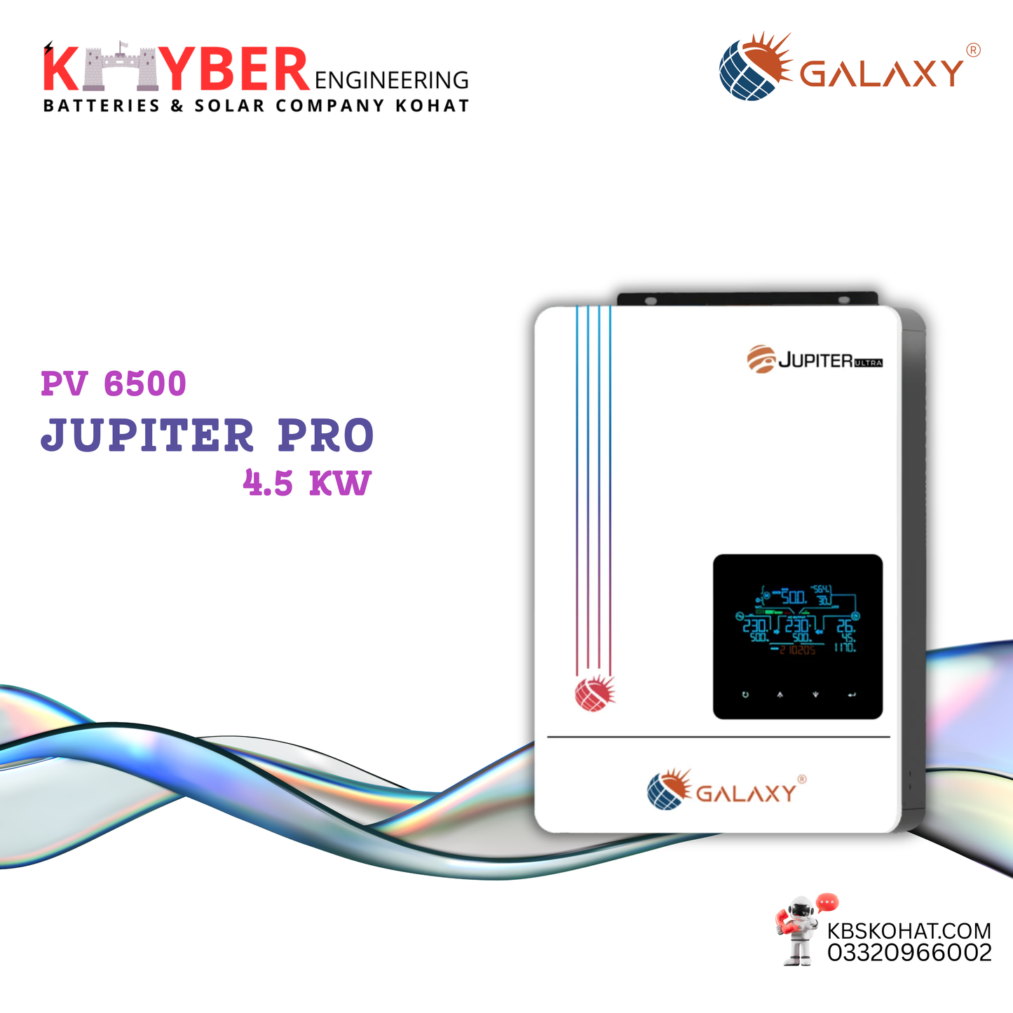 Galaxy Jupiter Pro Inverter 4.5KW (PV 6500)